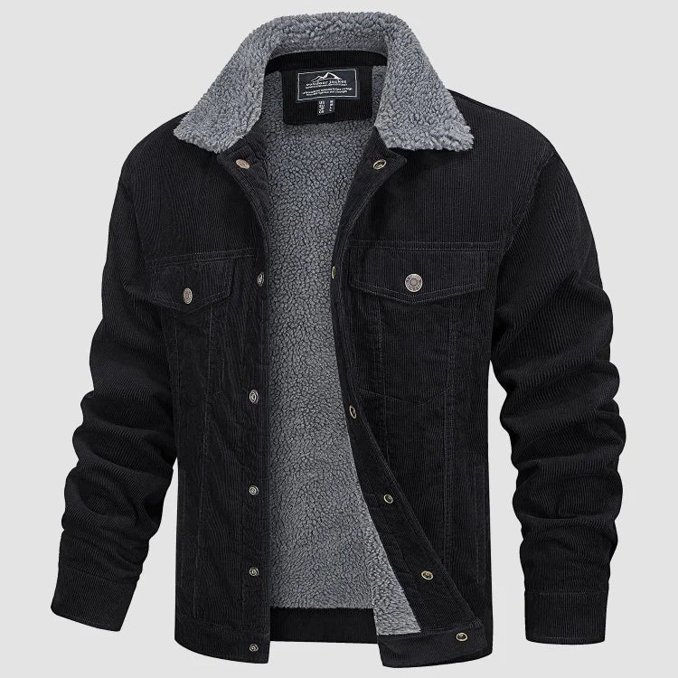 Emmett | Men's Sherpa Lined Corduroy Jacket Winter
