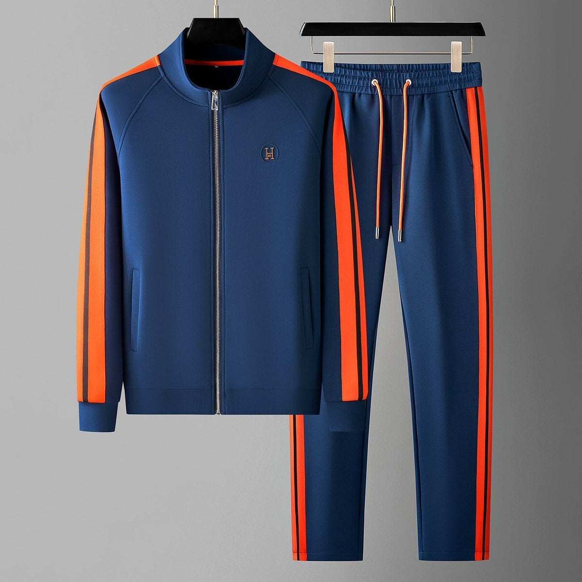 Gabriel | Men's Tracksuit Zip Up Contrast Stripes