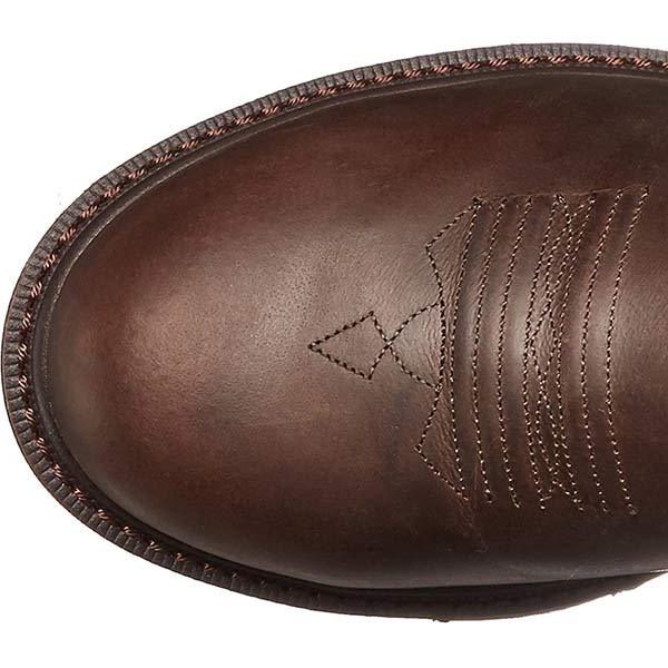 Round Toe Mid Calf Cowboy Boots for Men