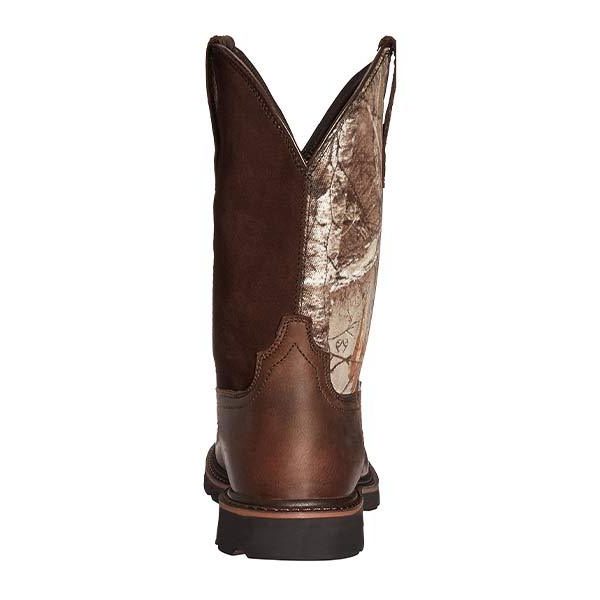 Round Toe Mid Calf Cowboy Boots for Men