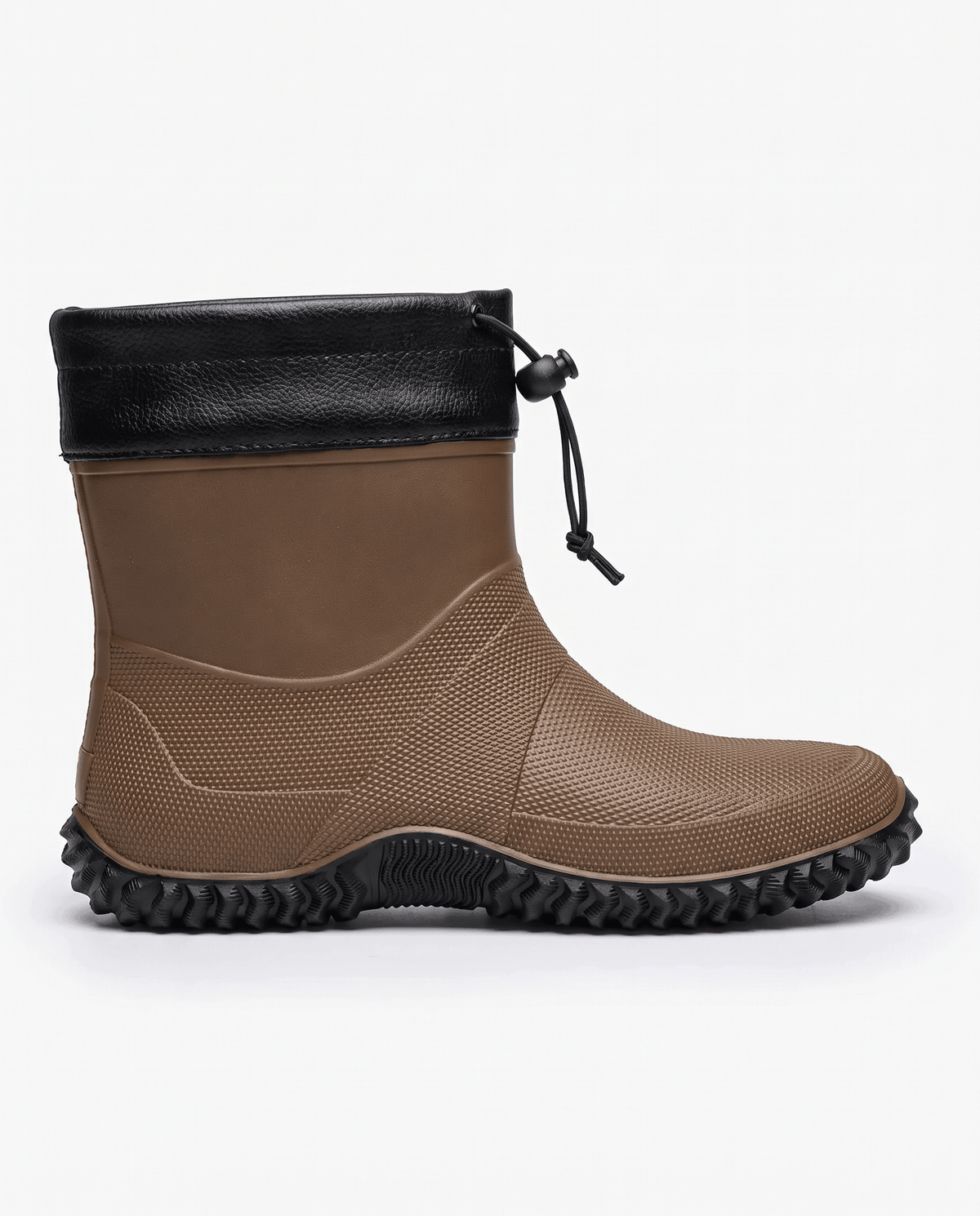 Rubber Work Boots – Drawstring Collar, Deep Lug Sole & Short Shaft | Desmond