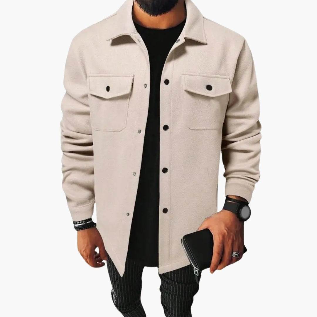 Henry | Men's Oversized Lightweight Jacket Chest Pockets Fall