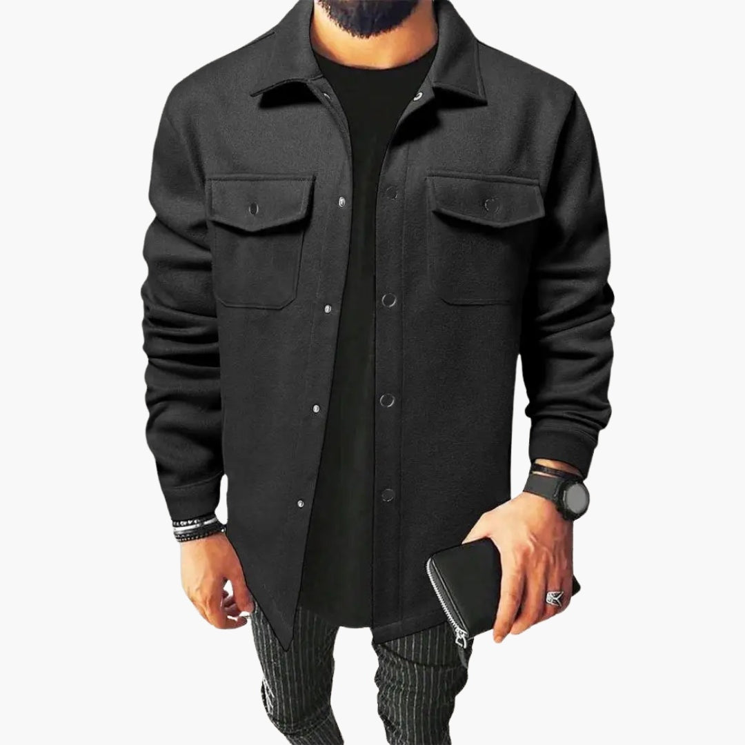 Henry | Men's Oversized Lightweight Jacket Chest Pockets Fall