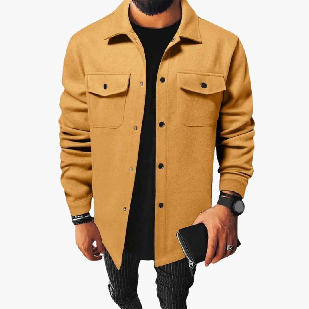 Henry | Men's Oversized Lightweight Jacket Chest Pockets Fall