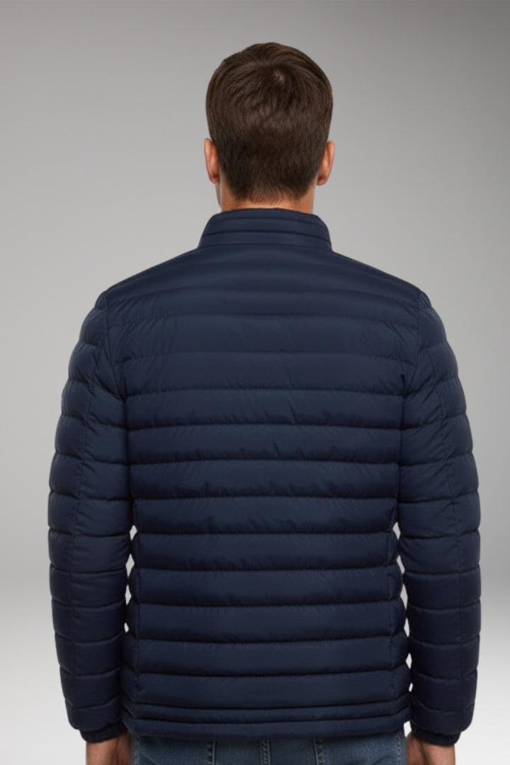 Victor | Men's Lightweight Quilted Puffer Jacket Stand Collar Zip Up