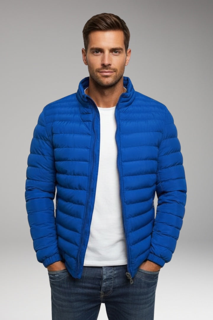 Victor | Men's Lightweight Quilted Puffer Jacket Stand Collar Zip Up