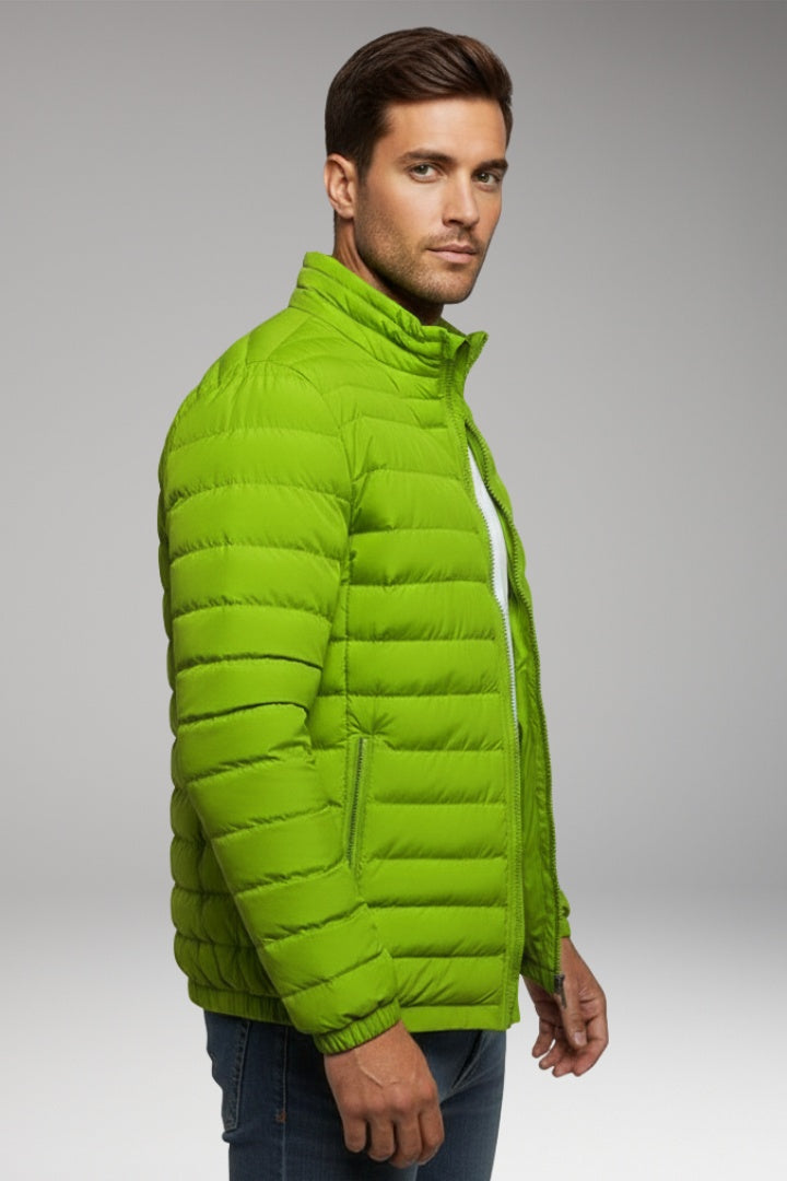 Victor | Men's Lightweight Quilted Puffer Jacket Stand Collar Zip Up