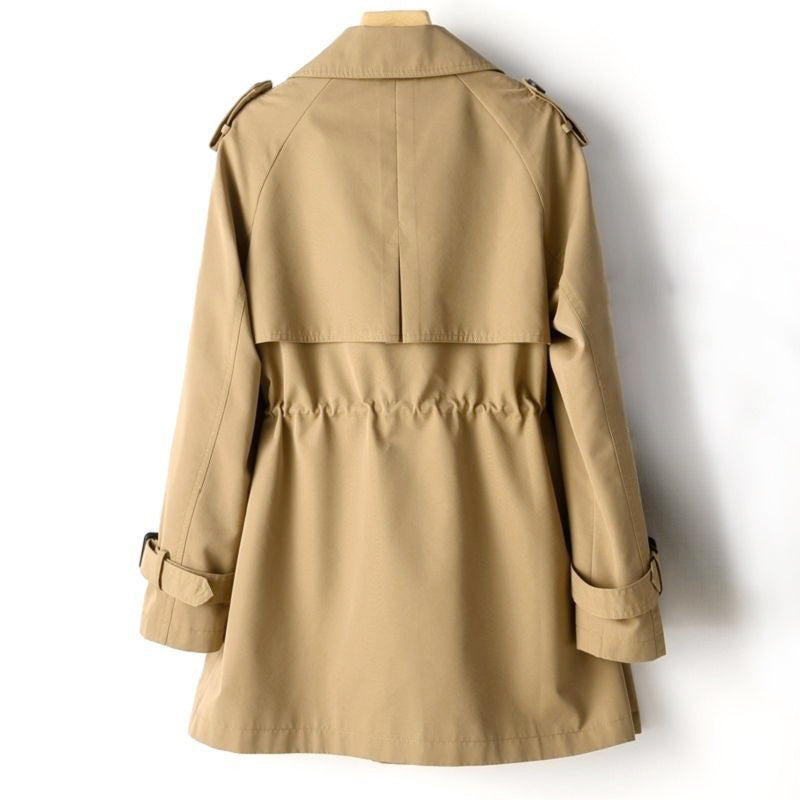 Ruth - Women's Double-Breasted Trench Coat