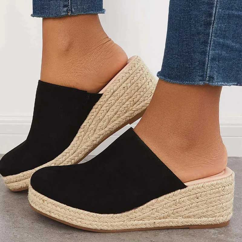 Felisa | Platform Wedge Mule Clogs