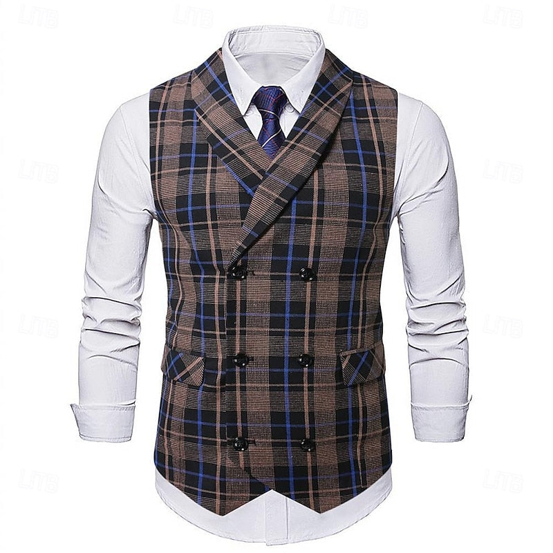Preston | Refined Plaid Waistcoat