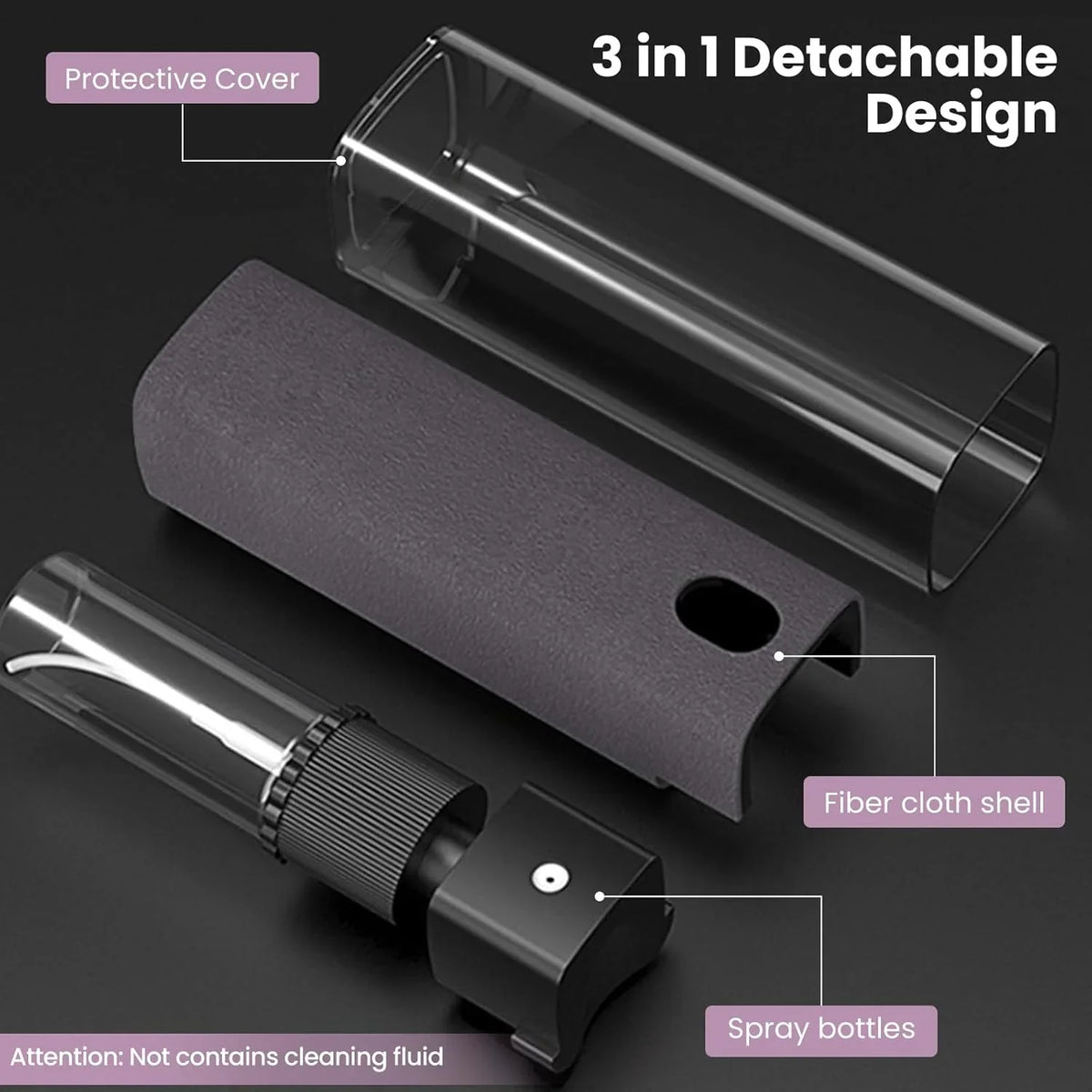 Screen Cleaning Kit | 2-in-1 Feinspray & Mikrofaser Tuch | Taschenformat