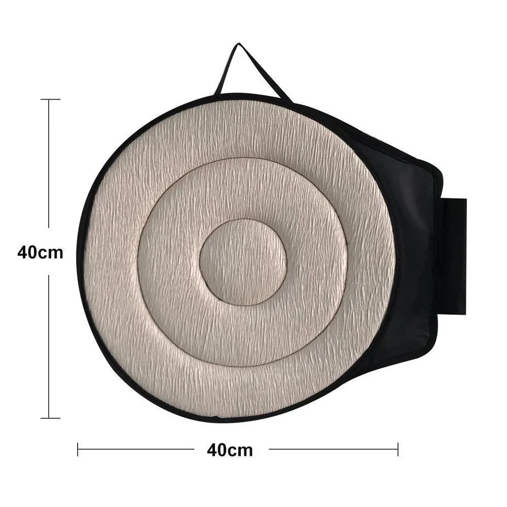 Seat Cushion | 360° Swivel & Memory Foam | Non-Slip Base