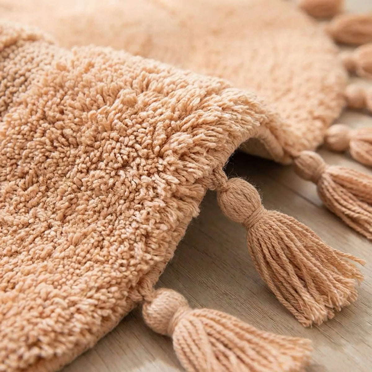 Semicircular Fringed Rug