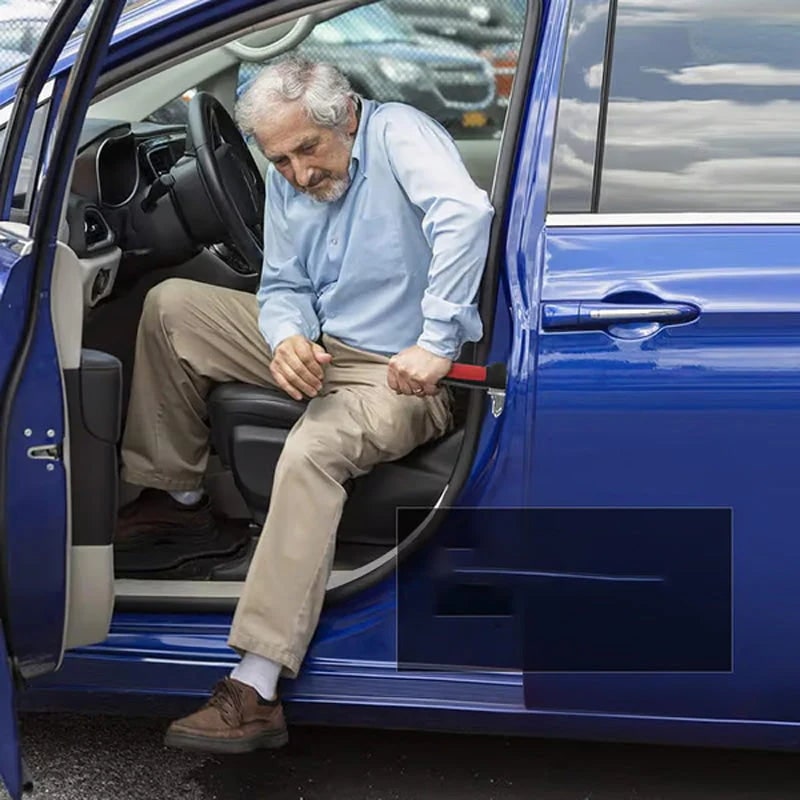 Seniors Car Assist Handle with Window Breaker and Seatbelt Cutter