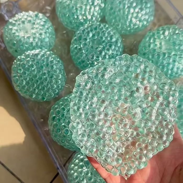 Sensory Stress Ball with Squishy Gel Bead Textured Design for Anxiety Relief