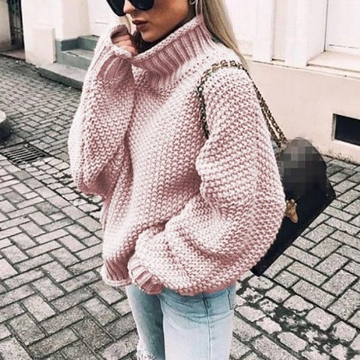 Cordelia | Oversized Chunky Knit Turtleneck Sweater