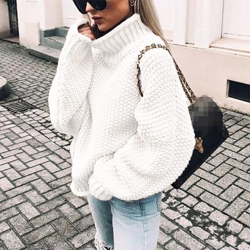 Cordelia | Oversized Chunky Knit Turtleneck Sweater