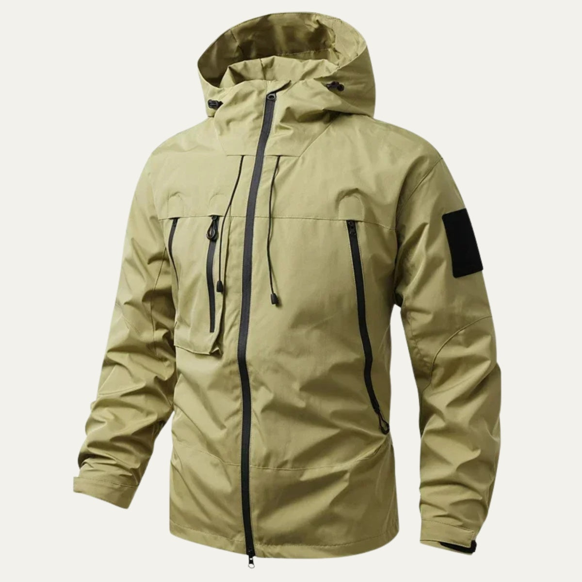 Griffin | Men's Water Resistant Military Jacket Hooded Multi Pocket