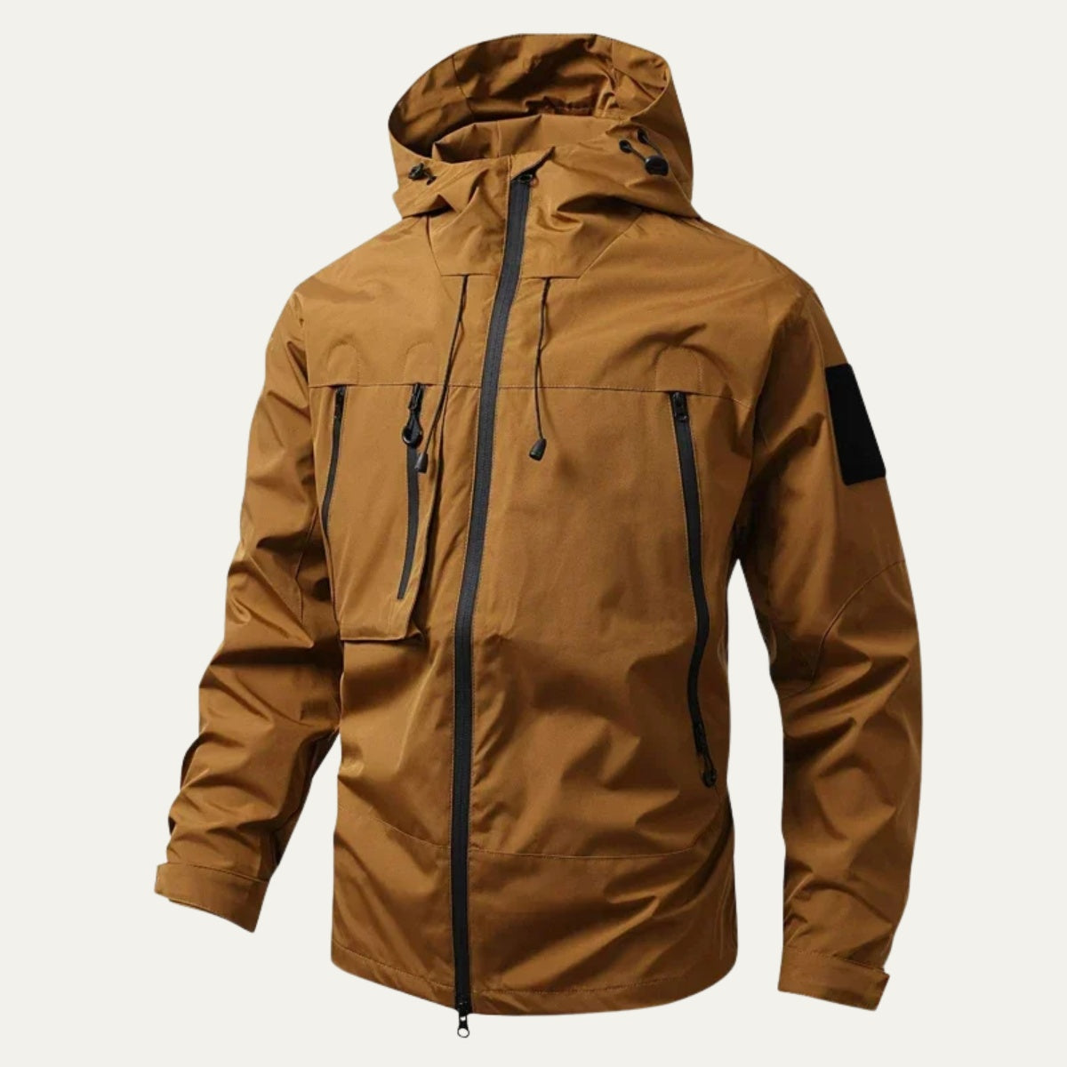 Griffin | Men's Water Resistant Military Jacket Hooded Multi Pocket