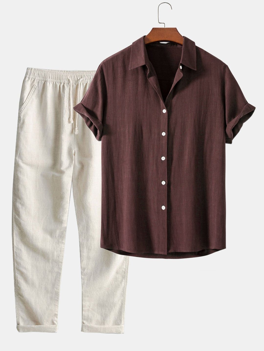 Short Sleeve Button-Down Shirt for Men