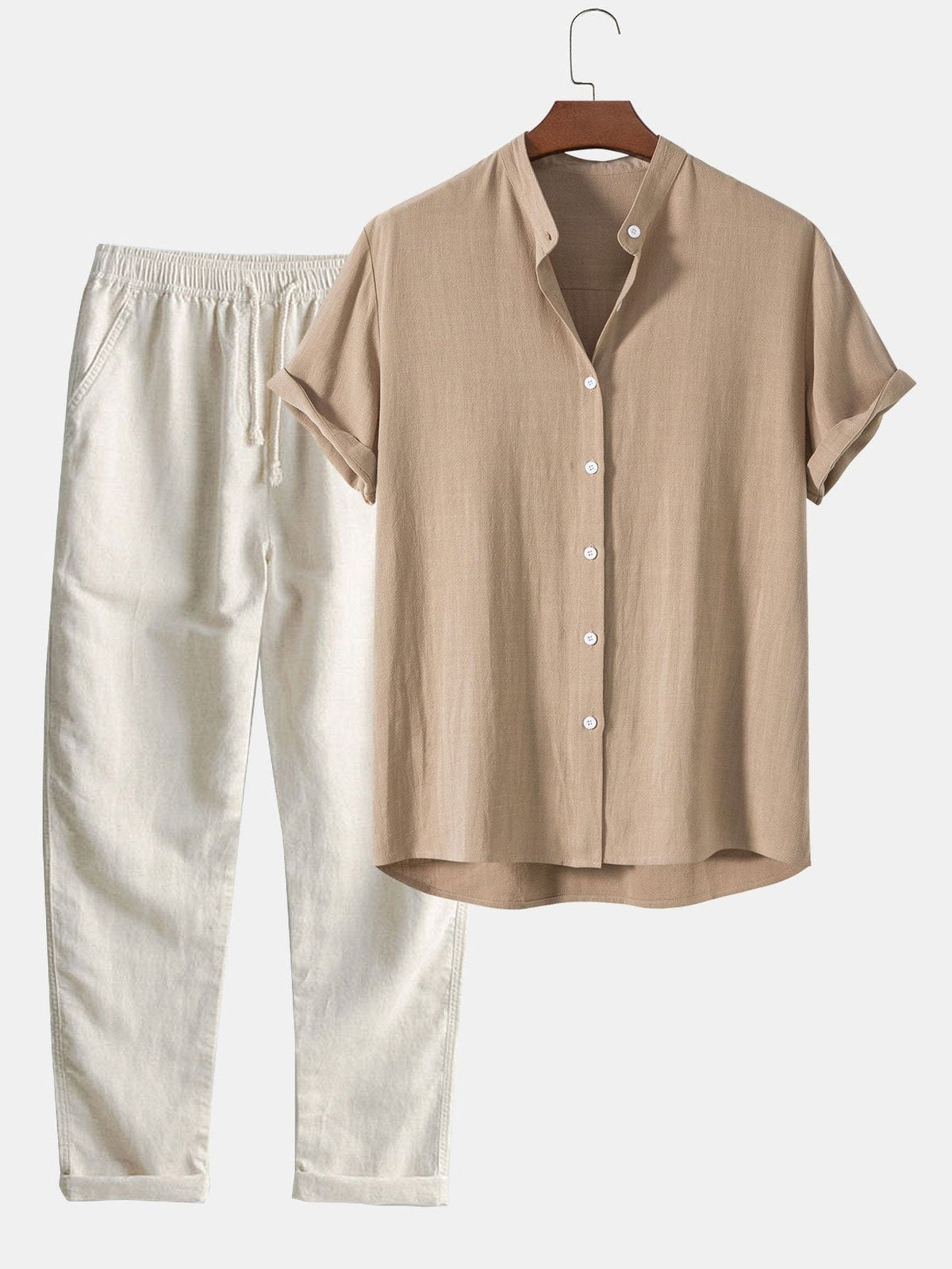 Short Sleeve Button-Down Shirt for Men