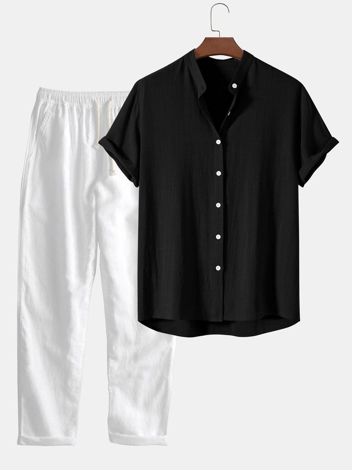 Short Sleeve Button-Down Shirt for Men