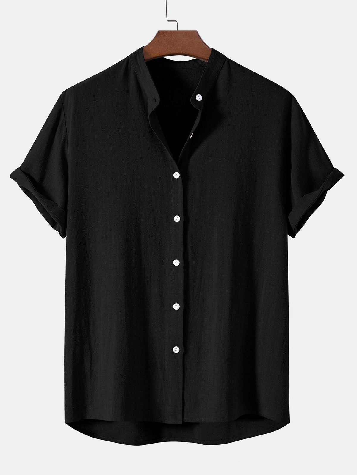 Short Sleeve Button-Down Shirt for Men