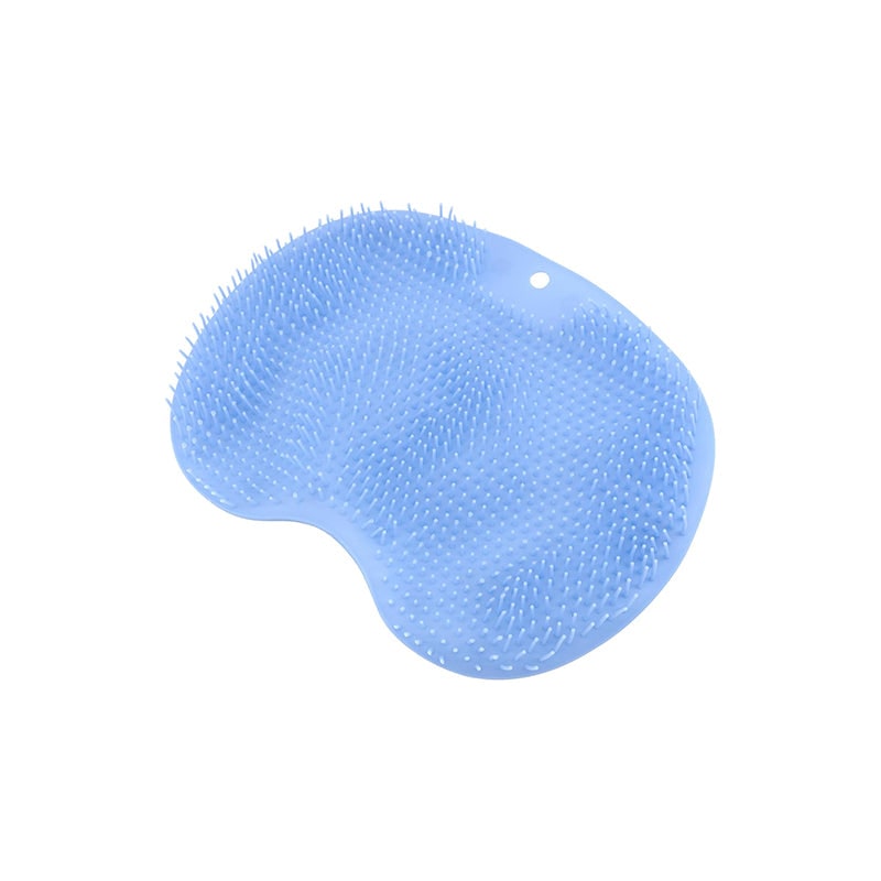 Shower Foot Scrubber Non Slip Mat with Silicone Bristles and Suction Cups
