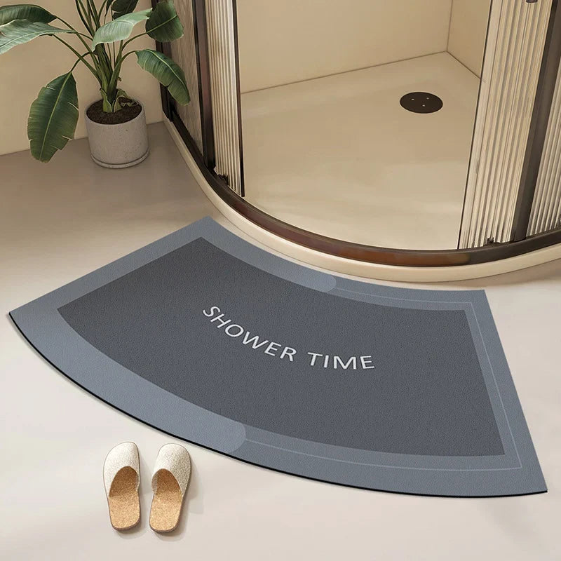 Shower Mat | Curved Non-Slip Quick-Drying