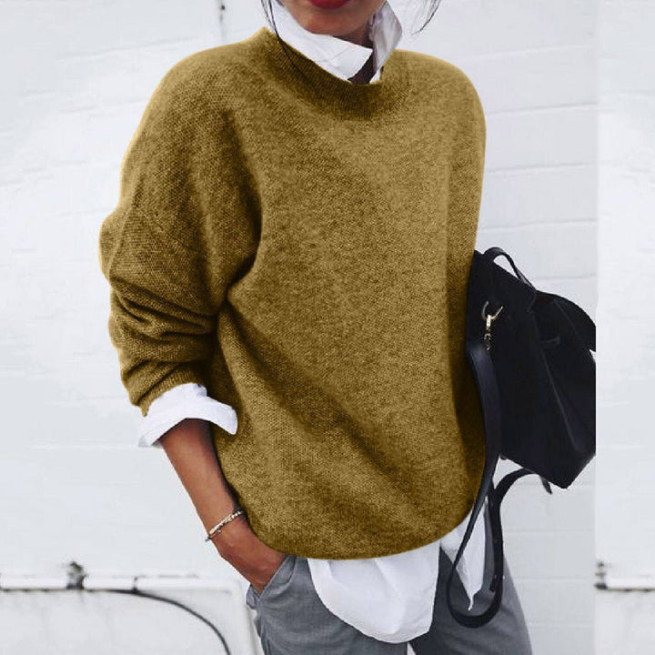 Sienna - Women's Crewneck Knit Sweater