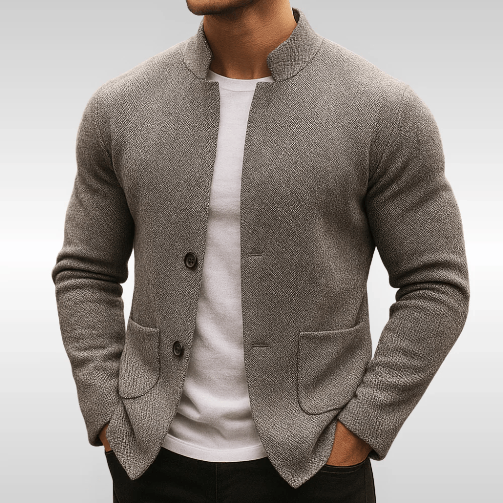 Silas - Men's Knit Textured Blazer