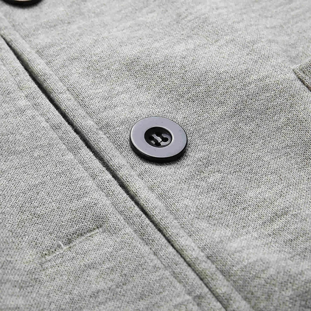 Single Button Notch Lapel Blazer for Men