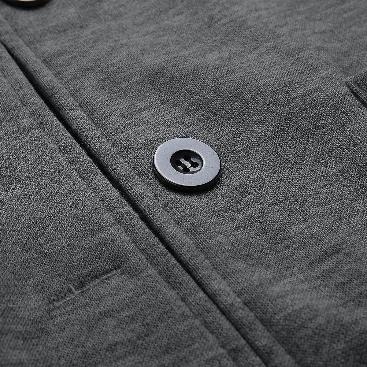 Single Button Notch Lapel Blazer for Men