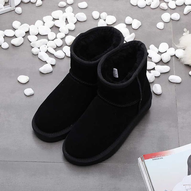 Women's Ankle Snow Boots Warm Lined for Winter