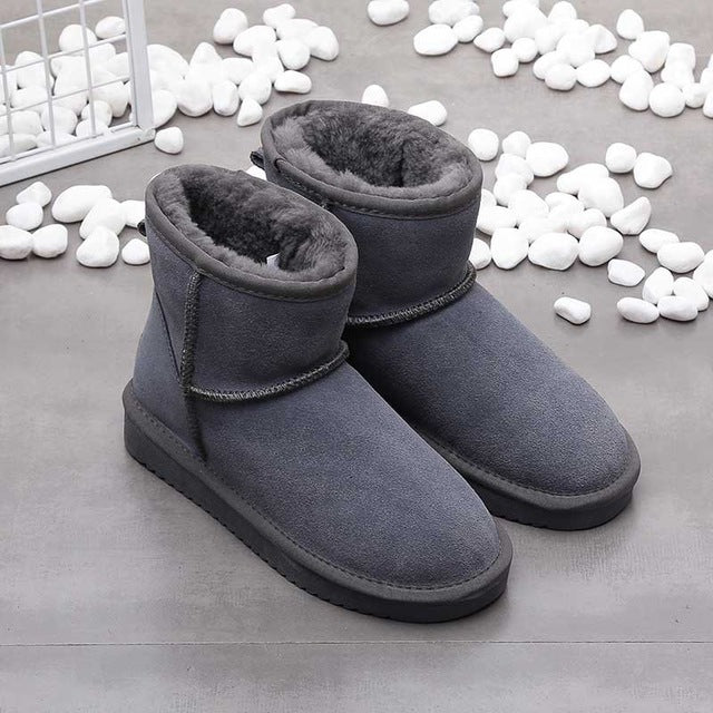 Women's Ankle Snow Boots Warm Lined for Winter