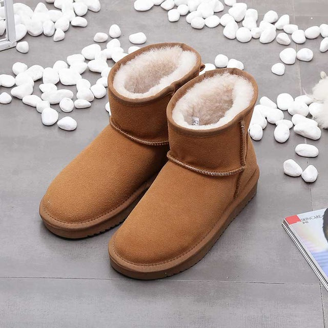 Women's Ankle Snow Boots Warm Lined for Winter