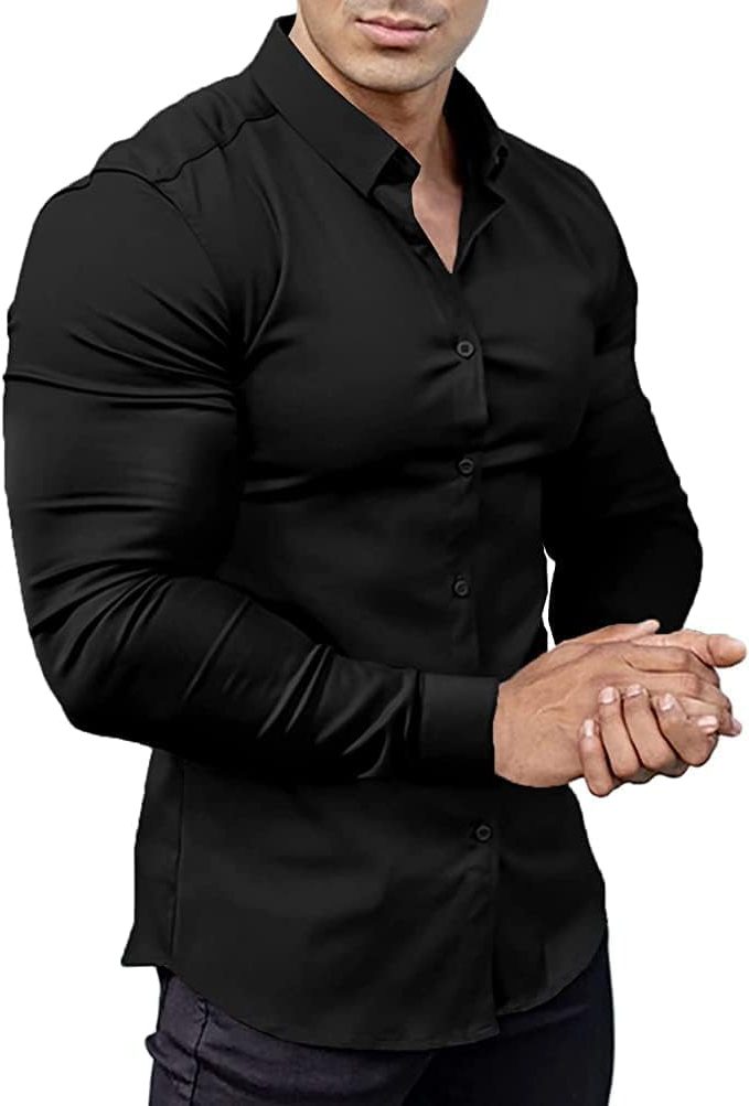 Slim Fit Button-Down Shirt for Men