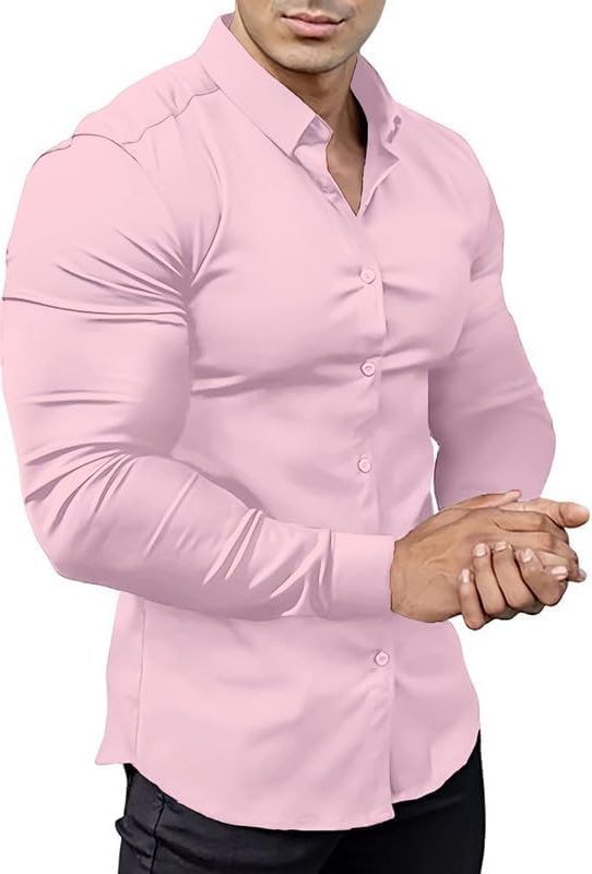 Slim Fit Button-Down Shirt for Men