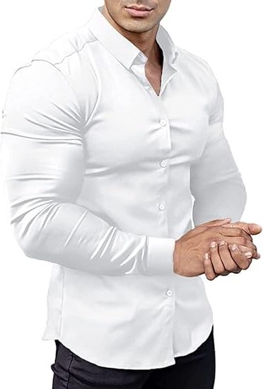 Slim Fit Button-Down Shirt for Men