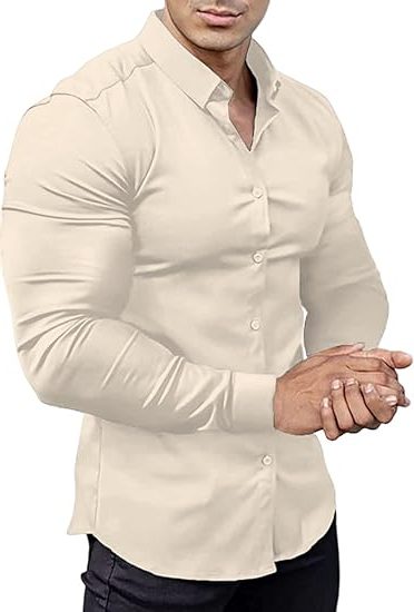 Slim Fit Button-Down Shirt for Men