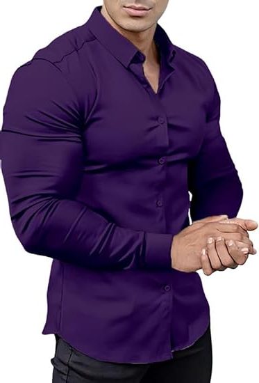 Slim Fit Button-Down Shirt for Men