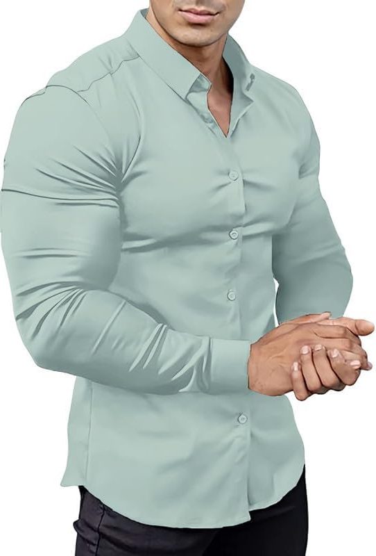 Slim Fit Button-Down Shirt for Men