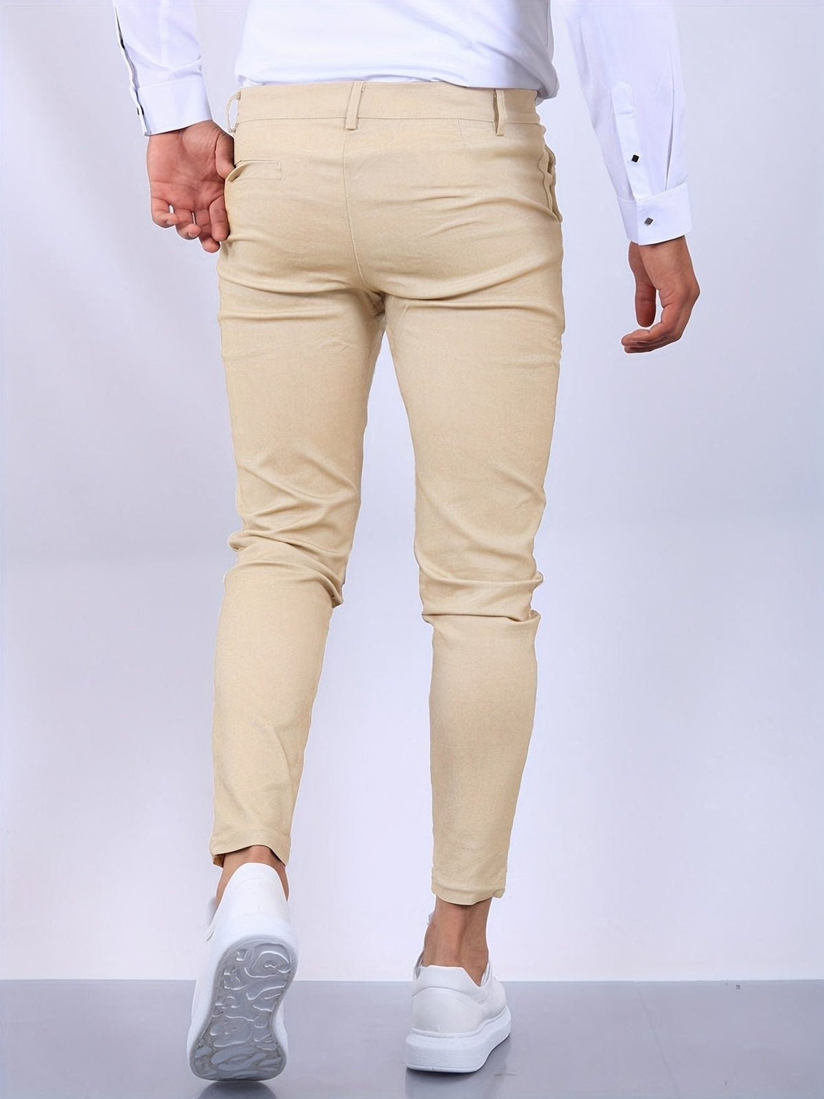 Slim Fit Chino Trousers for Men