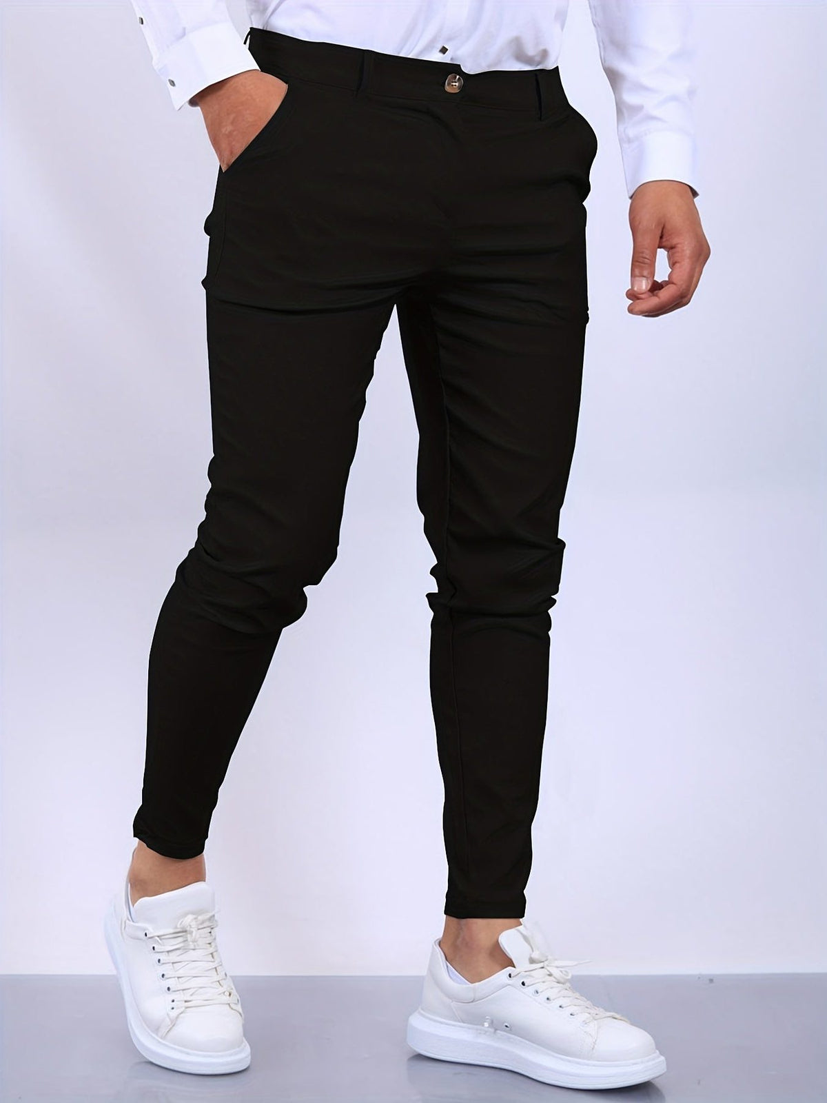 Slim Fit Chino Trousers for Men