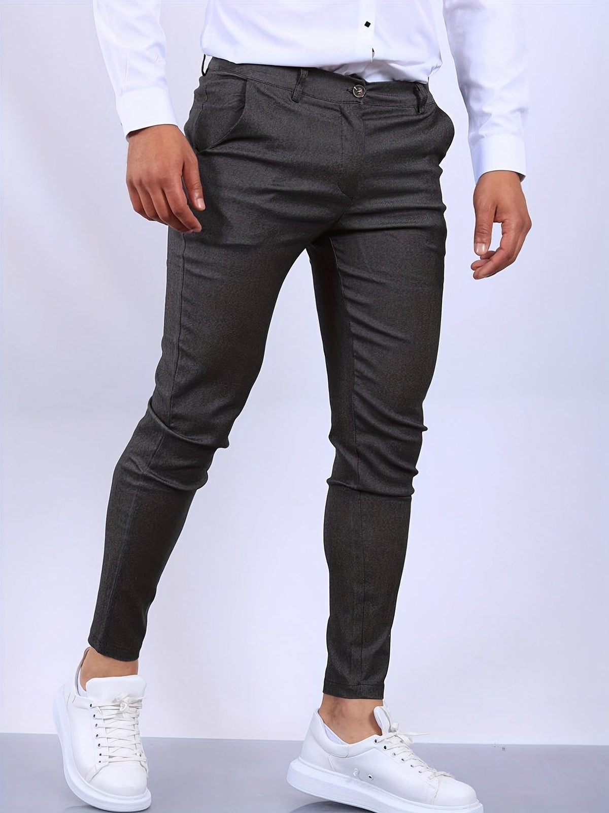 Slim Fit Chino Trousers for Men