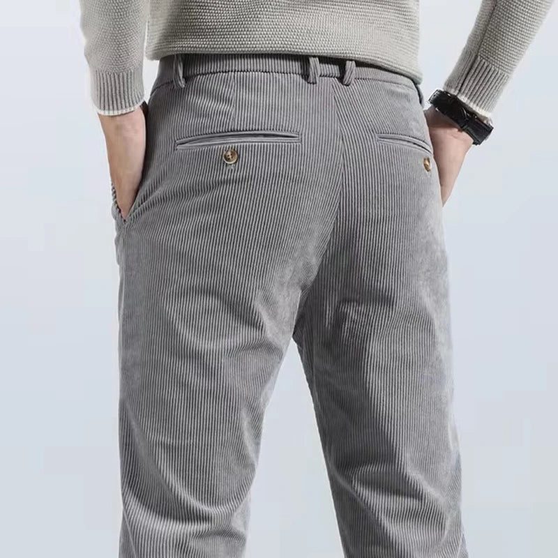Slim Fit Corduroy Pants for Men