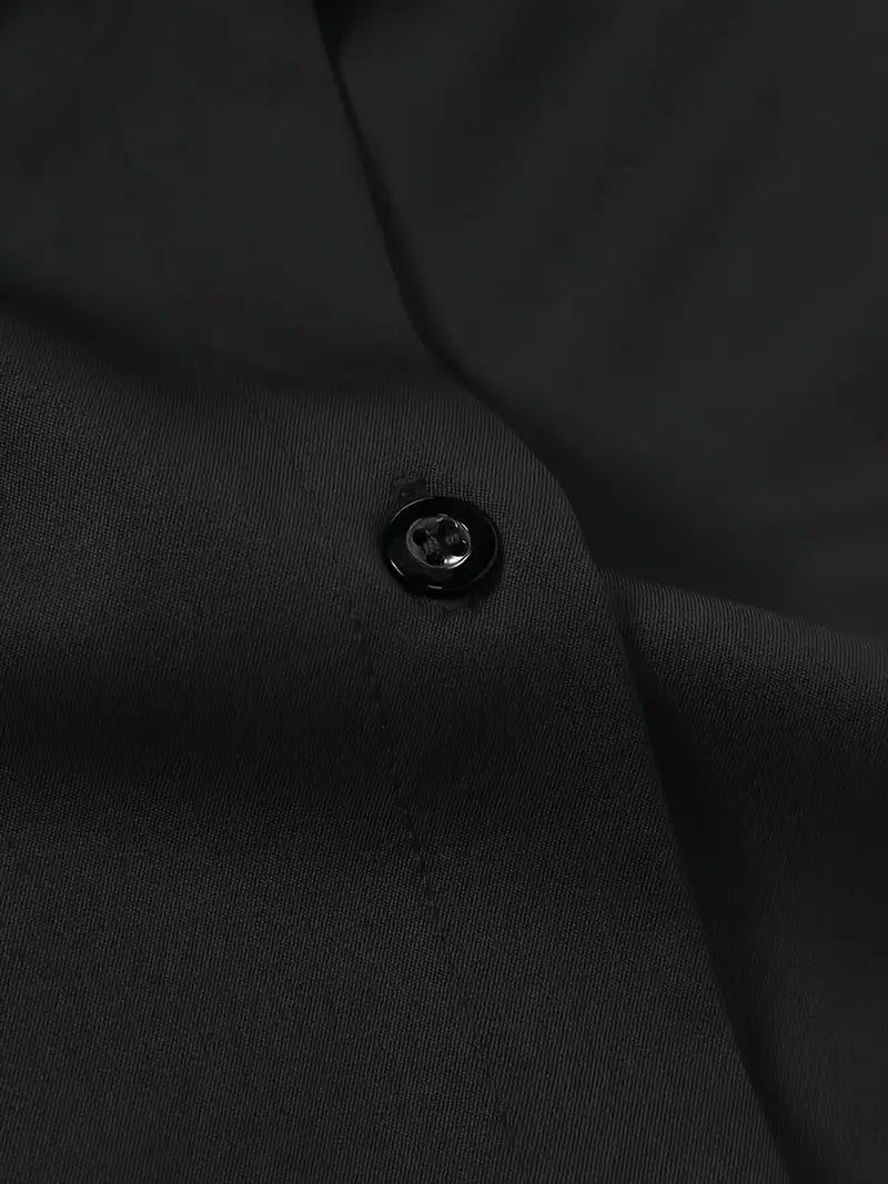 Slim Fit Long Sleeve Button-Down Shirt for Men