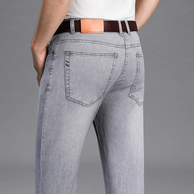 Slim Fit Stretch Denim Jeans for Men