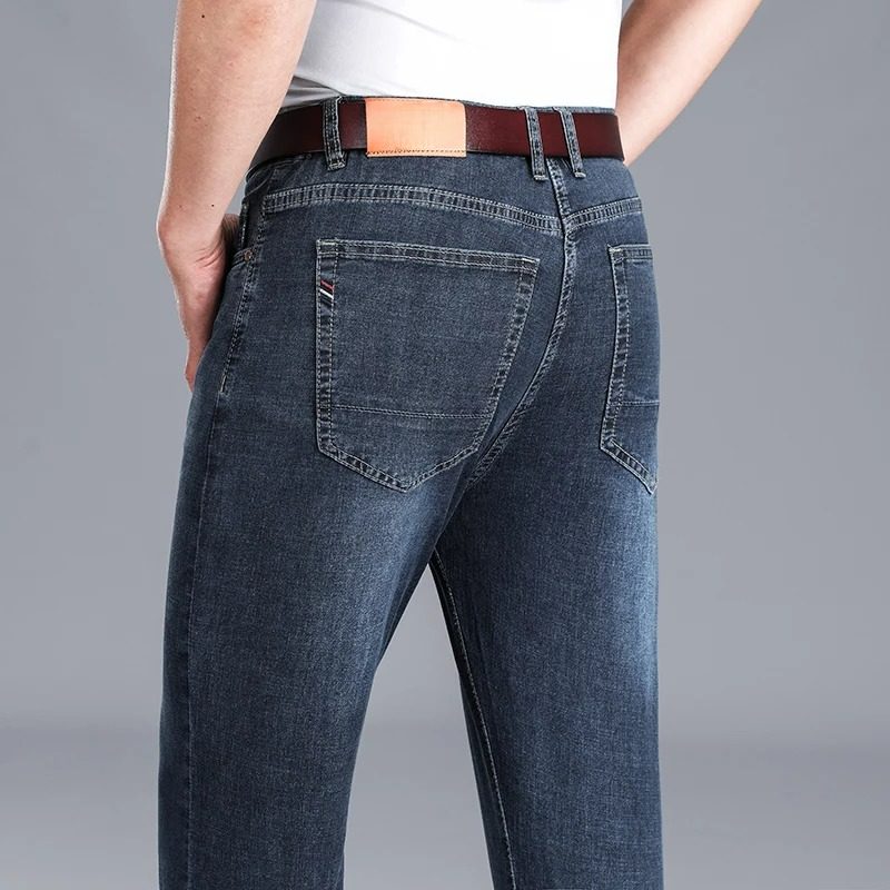 Slim Fit Stretch Denim Jeans for Men