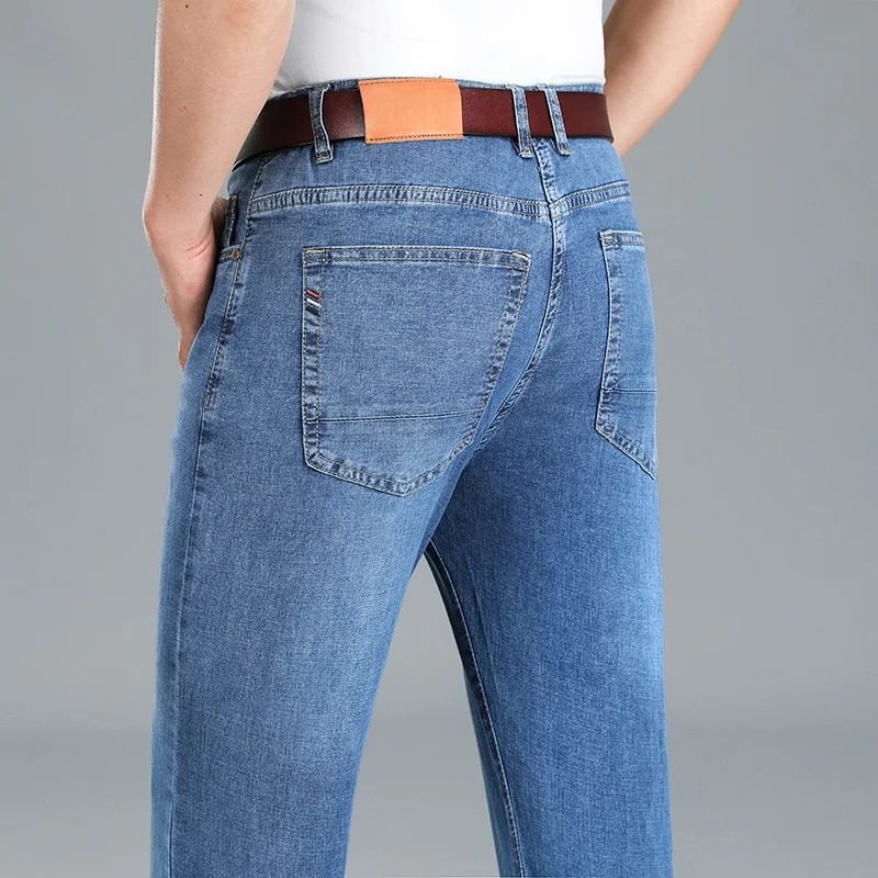 Slim Fit Stretch Denim Jeans for Men